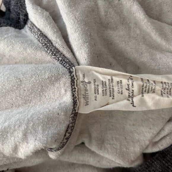 Wilfred Free Double Cloth Hoodie Large Women's Heathered Boyfriend Popover (6) - Picture 11 of 11